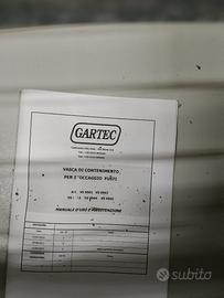 Vasca per sversamento olio 2 fusti