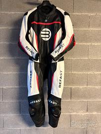 Tuta intera moto racing pelle - Befast tg 56