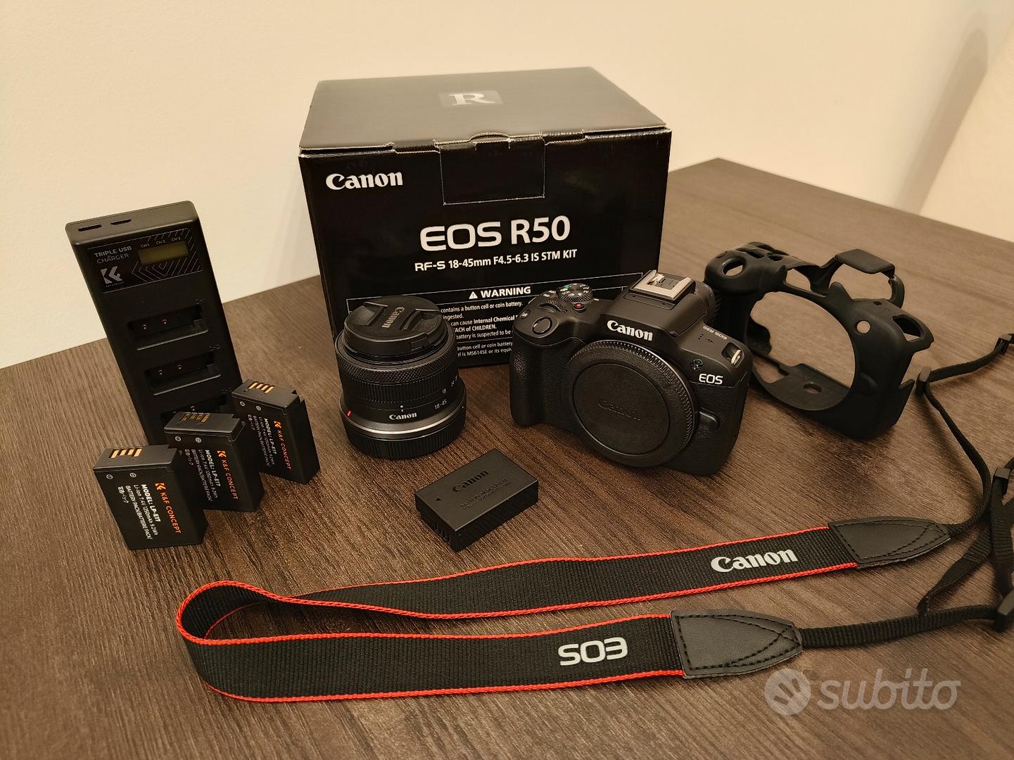 Canon EOS R50 + RF-S 18-45mm kit - Fotografia In vendita a Roma