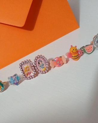Set di anellini per bambine