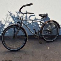 Bici cruiser blu bike