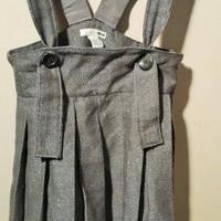 Mini abito,Marca H & Mcolore grigio con brillanti