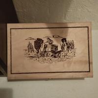 Cassetta di legno per sei bottiglie