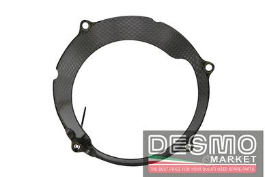 Cover copri frizione carbonio Ducati