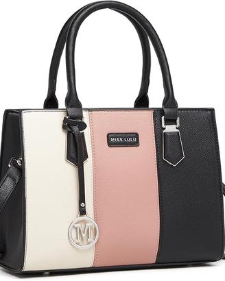 Miss Lulu Borsa a Mano Donna in PU Tricolore