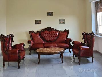 DIVANO e POLTRONE e TAVOLINO