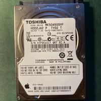 HDD Originale Toshiba Apple Logo 2.5 " 500gb SATA