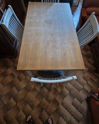 Tavolo cucina con 4 sedie