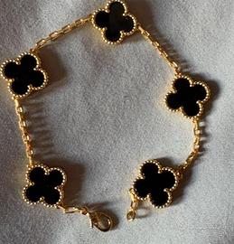 Bracciale Van Cleef & Arpeh in oro e nero