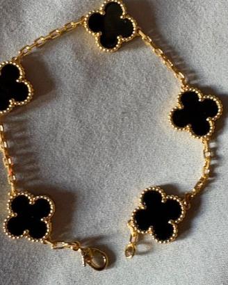 Bracciale Van Cleef & Arpeh in oro e nero