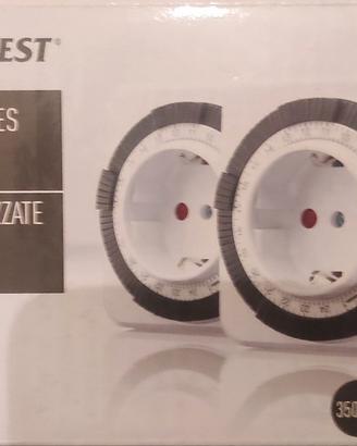 Coppia di Prese Temporizzate  Silvercres Nuove