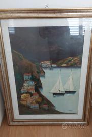 Quadro di Luigi Rosati, Lago di Garda