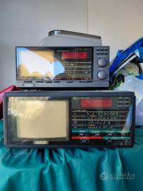 2 nuove e funzionante radio sveglia TV anni '80