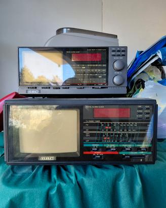 2 nuove e funzionante radio sveglia TV anni '80