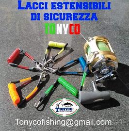 Laccio di sicurezza estendibile a molla in acciaio