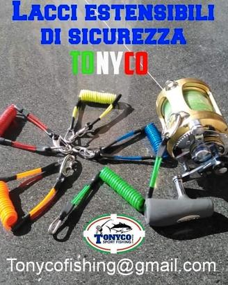 Laccio di sicurezza estendibile a molla in acciaio