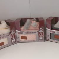Rox Kit Pantofole + borsa acqua calda elettrica