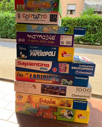 Giochi in scatola vari