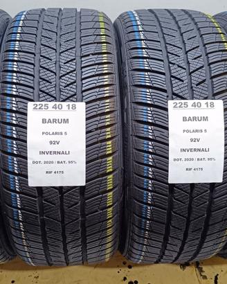 4 GOMME 225 40 18 BARUM INV RIF4175