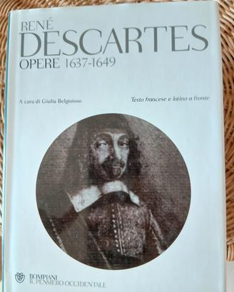 Descartes Opere 1637-1649 Bompiani testo a fronte
