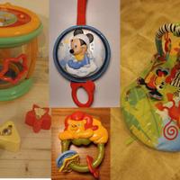 Vari giochi per bambini da 0 a 12 mesi
