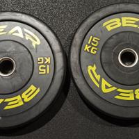 coppia dischi bumper 15kg