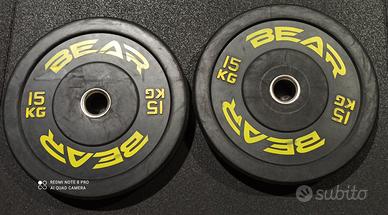 coppia dischi bumper 15kg