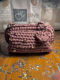 Cltch bag rosa antico