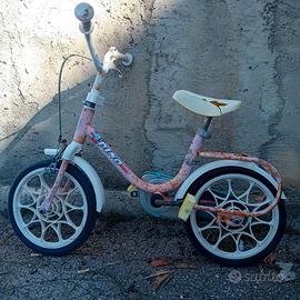 Bici Bicicletta Bimba Bambina 14" da sistemare