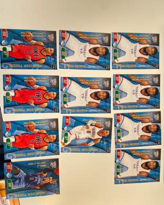 Lotto 11 Carte NBA Thunder
