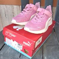 scarpe ginnastica bambina puma rosa n.32