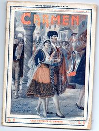 Libro "carmen" prospero merimee 1928