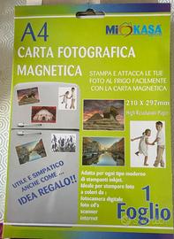 Carta fotografica magnetica