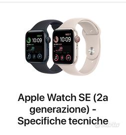 Apple Watch SE seconda grnerazione Gps + cellular