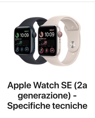 Apple Watch SE seconda grnerazione Gps + cellular