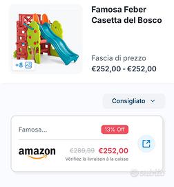 Scivolo Feber con arrampicata