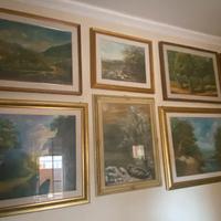 Lotto quadri con cornici