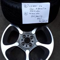 Cerchi lega 17" pneumatici invernali Fiat 500