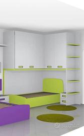 Cameretta Armadio a ponte