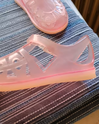 sandali mare bimba" Ipanema"rosa trasparenti nuove
