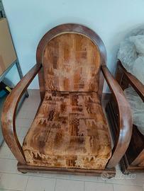 Coppia Poltrone anni 30 40