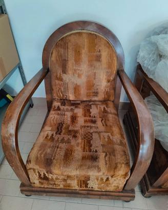 Coppia Poltrone anni 30 40