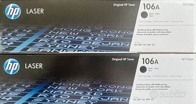 2 Toner HP 106A originale – nuovo e sigillato