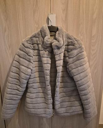 Cappotto in pelliccia e piumino double face