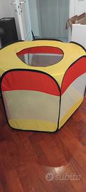 tenda gioco con 300 palline