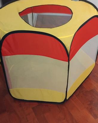 tenda gioco con 300 palline