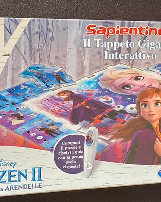 Tappetto gigante interattivo Frozen + giochi