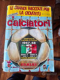 Album figurine Calciatori Panini 1967/68 da recupe