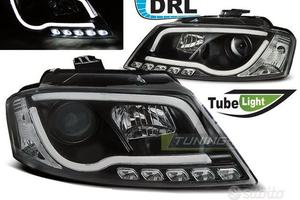 Fari Led luce diurna fibra ottica Audi A3 8P 08-12