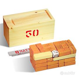 Gioco di costruzioni con mattoncini in terracotta